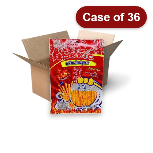 Load image into Gallery viewer, Bento Fish Snack - Hot Chilli-泰國拌多樂手撕魷魚片-辣椒味-20g-SNACBE207-36