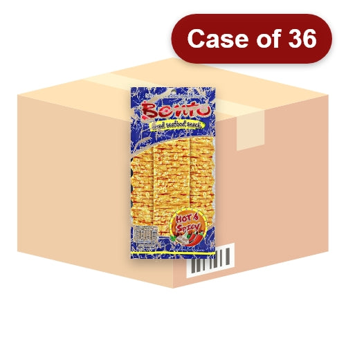 Load image into Gallery viewer, Bento Fish Snack - Hot & Spicy-泰國拌多樂手撕魷魚片-辣味-20g-SNACBE203-36