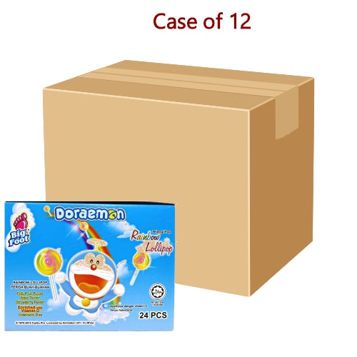 โหลดรูปภาพเข้าสู่ตัวดูแกลเลอรี, Big Foot Doraemon Rainbow Lollipop-哆啦A夢彩虹棒棒糖-24_10g-CANBF103A-12