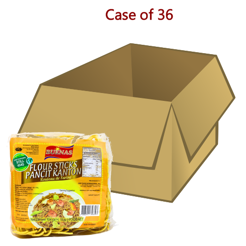 โหลดรูปภาพเข้าสู่ตัวดูแกลเลอรี, Buenas Flour Sticks - Pancit Canton (Compact)-菲律賓福壽麵-454g-DNOOBN102-36
