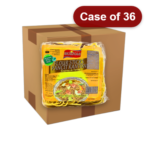 Load image into Gallery viewer, Buenas Flour Sticks - Pancit Canton (Compact)-菲律賓福壽麵-454g-DNOOBN102-36