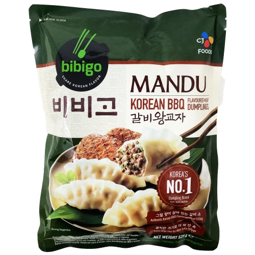 ギャラリービューアに画像を読み込む、CJ Bibigo Korean BBQ Meat Dumpling-韓式燒烤味牛肉餃子-525g-DUMCJ102