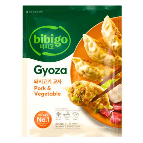 ギャラリービューアに画像を読み込む、CJ Bibigo Pork & Vegetable Gyoza Dumpling-韓式猪肉蔬菜煎餃-600g-DUMCJ104