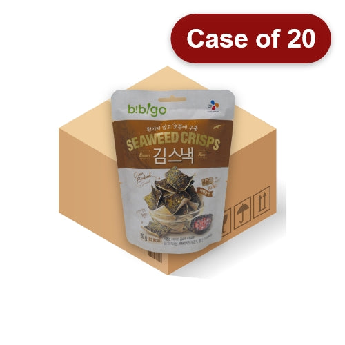 Load image into Gallery viewer, CJ Bibigo Seaweed Crisps - BBQ-韓國特脆海苔-燒烤味-20g-SNACCJ110-20