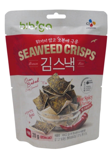 갤러리 뷰어에 이미지 로드, CJ Bibigo Seaweed Crisps - Hot Spicy-韓國特脆海苔-香辣味-20g-SNACCJ112