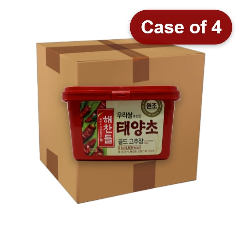 갤러리 뷰어에 이미지 로드, CJ Haechandle Red Pepper Paste (Medium Hot)-韓國苦椒醬-3kg-PASTE324-4