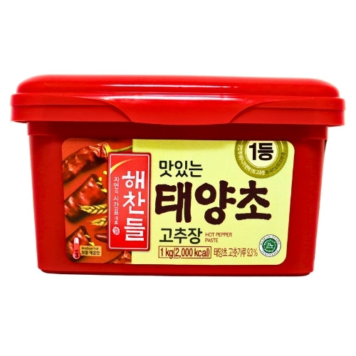 Load image into Gallery viewer, *CJ Taiyangcho Hot Pepper Paste - Medium Hot*-韓國苦椒醬(辣椒醬)-1kg-PASTE347
