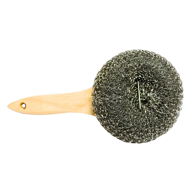 Load image into Gallery viewer, Wooden Angled Wok Scourer