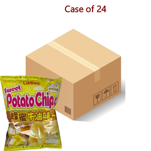 โหลดรูปภาพเข้าสู่ตัวดูแกลเลอรี, Calbee Potato Chips - Honey Butter-卡樂B蜂蜜牛油味薯片-55g-SNACCA127-24