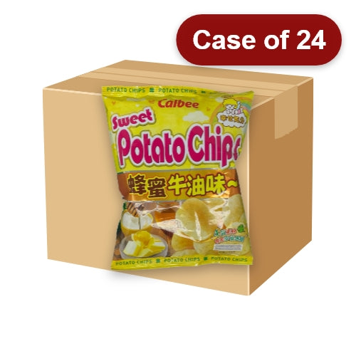 Load image into Gallery viewer, Calbee Potato Chips - Honey Butter-卡樂B蜂蜜牛油味薯片-55g-SNACCA127-24
