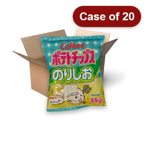 Load image into Gallery viewer, Calbee Potato Chips - Seaweed-卡樂B紫菜味薯片-55g-SNACCA111-20