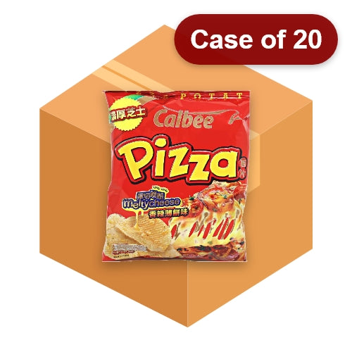 Load image into Gallery viewer, Calbee Potato Chips - Spicy Pizza-卡樂B香辣薄餅味薯片-55g-SNACCA121-20