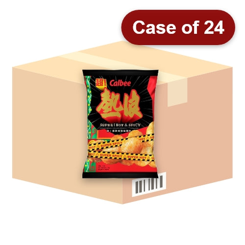 ギャラリービューアに画像を読み込む、Calbee Potato Chips - Super Hot & Spicy-卡樂B熱浪薯片-特辣味-70g-SNACCA135-24
