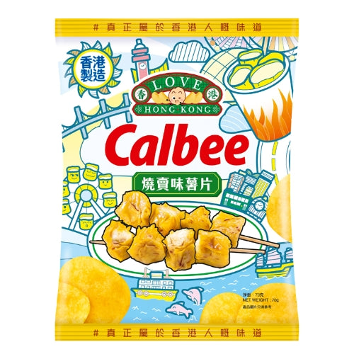 โหลดรูปภาพเข้าสู่ตัวดูแกลเลอรี, Calbee Potato Crisps - Shumai Falvour-卡樂B薯片-燒賣味-70g-SNACCA153
