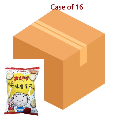 โหลดรูปภาพเข้าสู่ตัวดูแกลเลอรี, Calbee Prawn Chips - Ebikari Shichimi-卡樂B蝦片-日式七味唐辛子-50g-SNACCA142-16