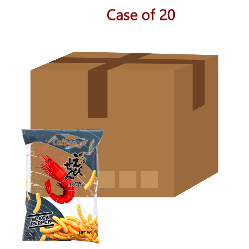 โหลดรูปภาพเข้าสู่ตัวดูแกลเลอรี, *Calbee Prawn Crackers - Black Pepper*-卡樂B蝦條 - 黑胡椒味-90g-SNACCA116A-20