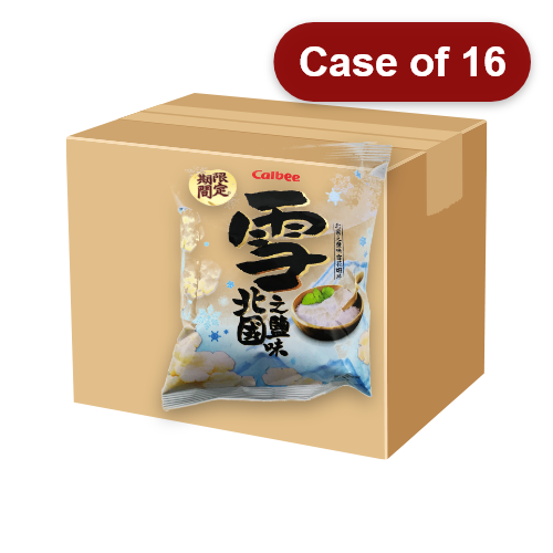 Load image into Gallery viewer, Calbee Snowflakes Prawn Crisps - Okhotsk Sea Salt-卡樂B 雪花蝦片北國之鹽味-50g-SNACCA145-16