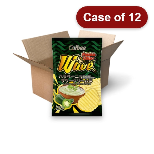 ギャラリービューアに画像を読み込む、Calbee Wave Potato Crisps - Japanese Sour Cream-卡樂B波浪薯片-墨西哥辣椒酸忌廉味-70g-SNACCA137-12
