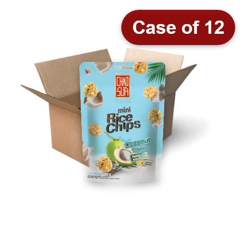 Load image into Gallery viewer, Chao Sua Mini Rice Chips - Coconut-泰國迷你米餅-椰子味-60g-SNACCS508-12