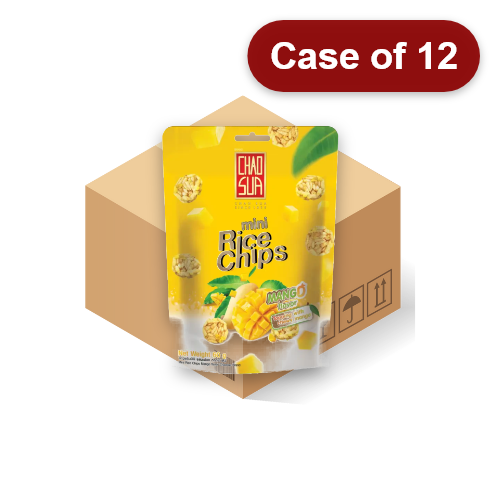 Load image into Gallery viewer, Chao Sua Mini Rice Chips - Mango-泰國迷你米餅-芒果味-60g-SNACCS509-12