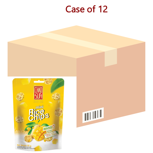 ギャラリービューアに画像を読み込む、Chao Sua Mini Rice Chips - Mango-泰國迷你米餅-芒果味-60g-SNACCS509-12