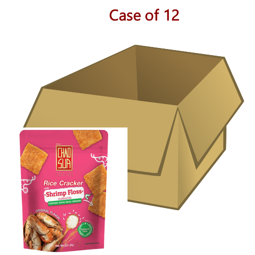 ギャラリービューアに画像を読み込む、Chao Sua Shrimp Floss Rice Crackers-泰國蝦肉鬆米餅-50g-SNACCS511-12
