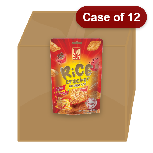 ギャラリービューアに画像を読み込む、Chao Sua Shrimp Floss Rice Crackers - Spicy Honey (Bite-sized)-泰國一口蝦肉鬆米餅-辣蜂蜜味-50g-SNACCS505-12