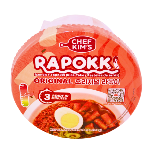 갤러리 뷰어에 이미지 로드, Chef Kim's Rapokki Original - Sweet & Spicy-金大廚韓式年糕條-甜辣-145g-INCK101