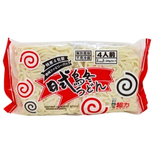 Load image into Gallery viewer, Chewy Japanese Udon - Family Pack-超力日式烏冬(4包家庭裝)-4_200g-UDON120