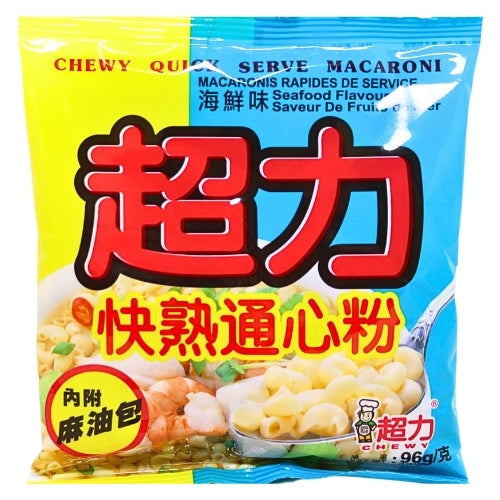 Load image into Gallery viewer, Chewy Macaroni - Seafood-超力快熟通粉-海鮮味-96g-INCW201