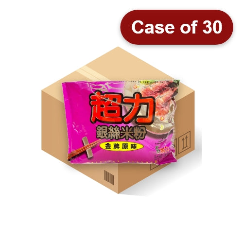 Load image into Gallery viewer, Chewy Rice Vermicelli - Original-超力銀絲米粉-原味-65g-INCW101-30