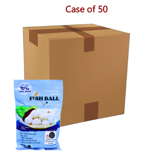 โหลดรูปภาพเข้าสู่ตัวดูแกลเลอรี, Chill Chow Fish Ball-CC 白魚丸-200g-FBALLCC203-50
