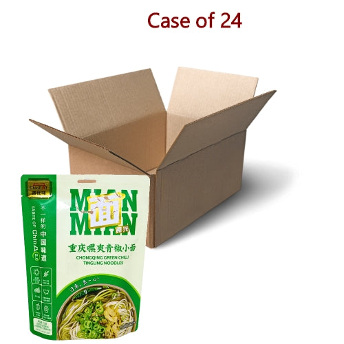 โหลดรูปภาพเข้าสู่ตัวดูแกลเลอรี, ChinEat Chongqing Green Chilli Tingling Noodles-喜優味重慶嘿爽青椒小面-133g-INCE103-24