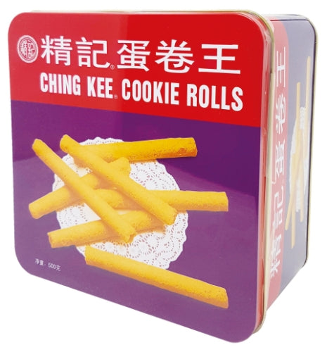 โหลดรูปภาพเข้าสู่ตัวดูแกลเลอรี, Ching Kee Cookie Rolls-精記蛋卷王-500g-BISCK06