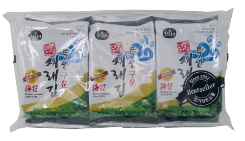 โหลดรูปภาพเข้าสู่ตัวดูแกลเลอรี, ChoripDong Roasted Seaweed (Laver)-韓國烤海苔-3_5g-SNACCD203