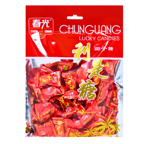 โหลดรูปภาพเข้าสู่ตัวดูแกลเลอรี, ChunGuang Lucky Candy - Coconut-春光椰子利是糖-300g-CANCG113