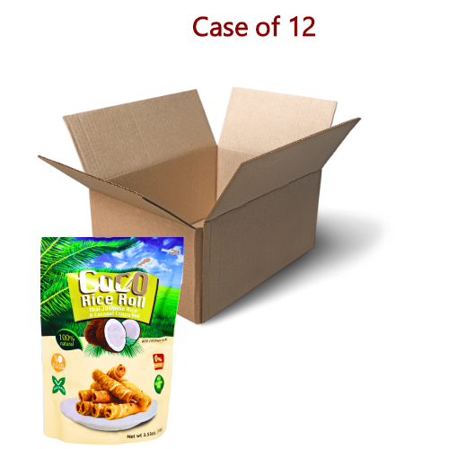 Load image into Gallery viewer, CoCo Crispy Rice Roll Coconut Flavour-酥脆米卷椰香味-100g-BISCC101-12