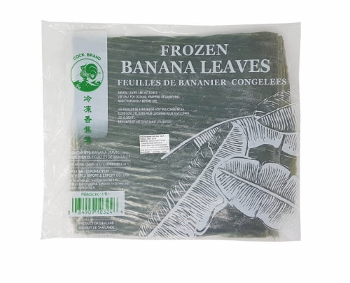 Tải hình ảnh vào trình xem Thư viện, Cock Brand Frozen Banana Leaves-冷凍香蕉叶-454g-SPI424