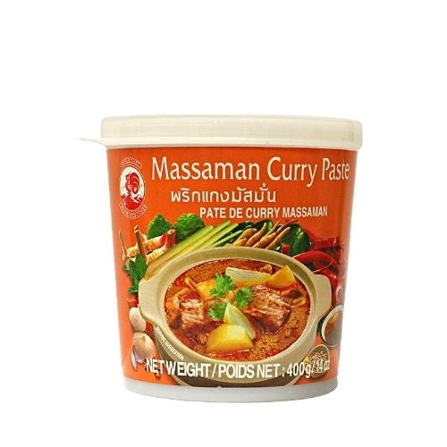 Tải hình ảnh vào trình xem Thư viện, Cock Brand Massaman Curry Paste-雄雞瑪沙曼咖喱醬-400g-CUR255
