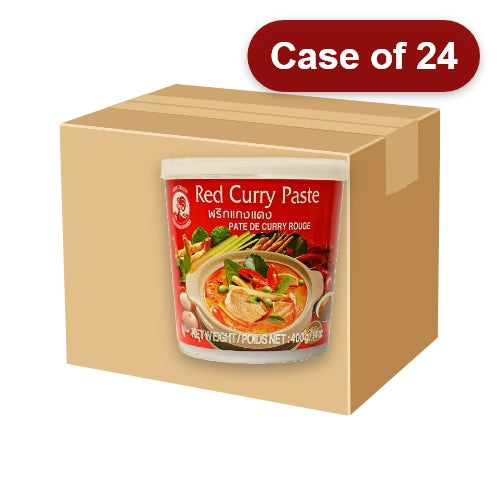 将图像加载到图库查看器中, Cock Brand Red Curry Paste-雄雞泰紅咖喱醬-400g-CUR254-24