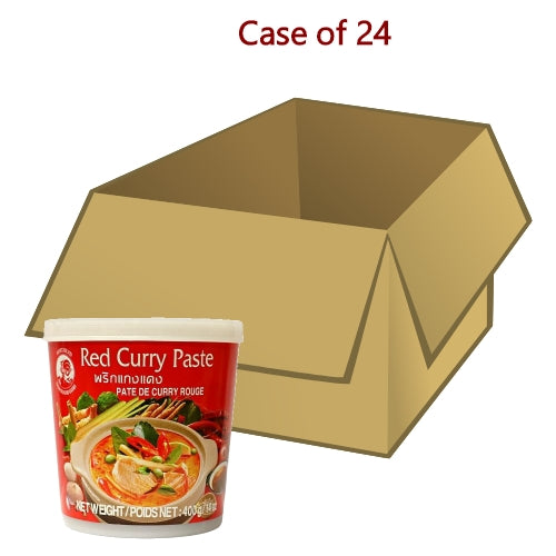 โหลดรูปภาพเข้าสู่ตัวดูแกลเลอรี, Cock Brand Red Curry Paste-雄雞泰紅咖喱醬-400g-CUR254-24