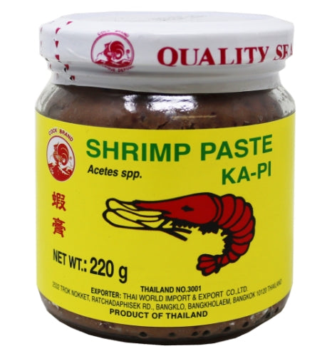 갤러리 뷰어에 이미지 로드, Cock Brand Shrimp Paste (Kapi)-雄雞牌蝦醬-220g-PASTE108