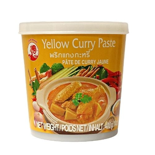 ギャラリービューアに画像を読み込む、Cock Brand Yellow Curry Paste-雄雞泰黃咖喱醬-400g-CUR257