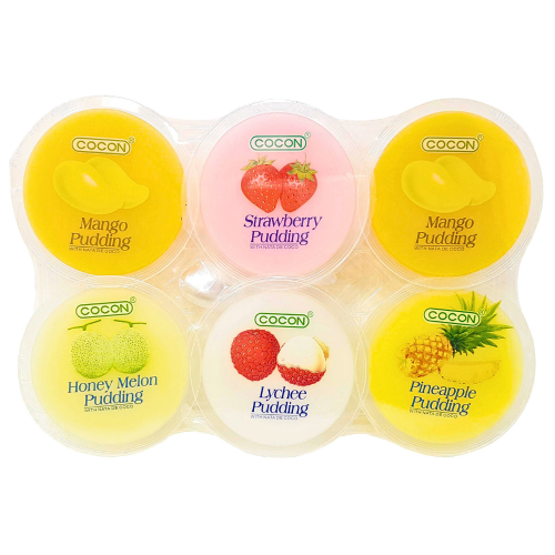 갤러리 뷰어에 이미지 로드, Cocon Jelly Pudding - Assorted Fruit Flavour-什錦布丁-6_80g-DES204