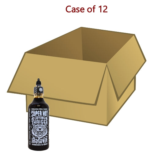 Load image into Gallery viewer, Crying Thaiger Sriracha Chilli Sauce - Super Hot-虎嘯牌是拉差辣椒醬-特辣-440ml-CHICT103-12