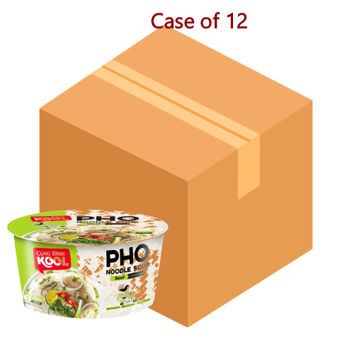 Load image into Gallery viewer, Cung Dinh Pho Bowl - Beef-越南牛肉味碗裝湯河-68g-INCD201-12