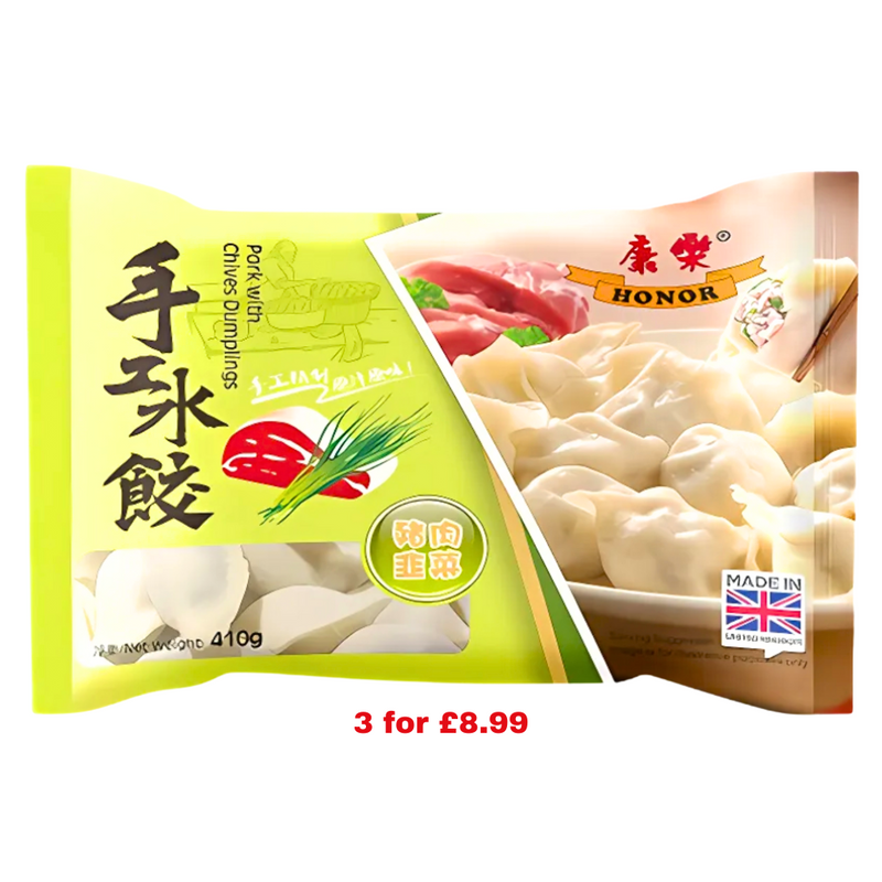 Load image into Gallery viewer, Honor Dumplings - Pork with Chives