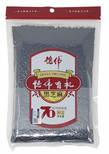 갤러리 뷰어에 이미지 로드, DeWei Organic Black Sesame-德偉有機黑芝麻-300g-SPI118