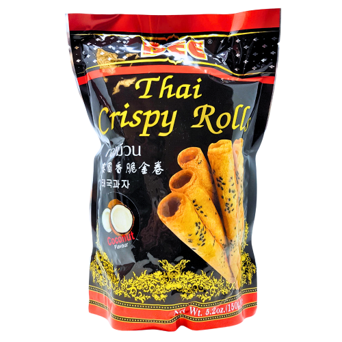 Load image into Gallery viewer, Dee Thai Crispy Rolls - Coconut-泰國香脆金卷-原味-150g-BISDE102