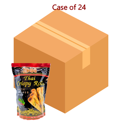 Load image into Gallery viewer, Dee Thai Crispy Rolls - Pandan-泰國香脆金卷-香葉-150g-BISDE103-24